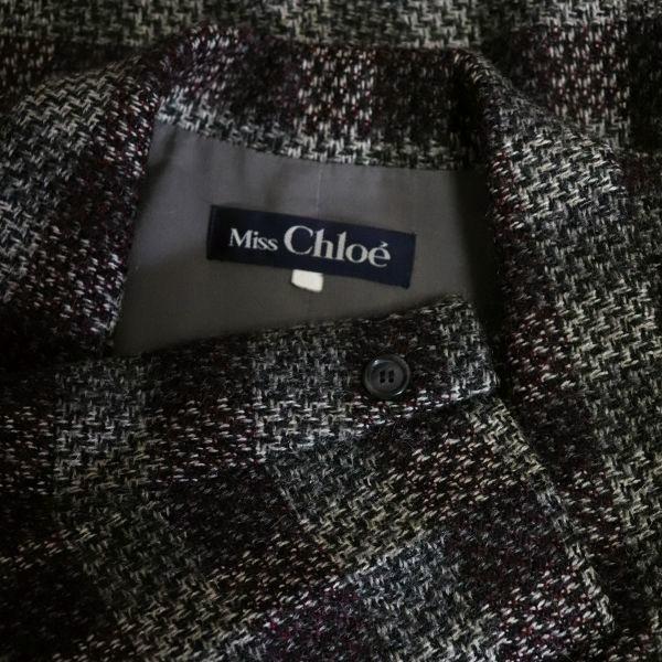 美品/ミスクロエ Miss Chloe ジャケット ツイード 表記 40号 11号相当