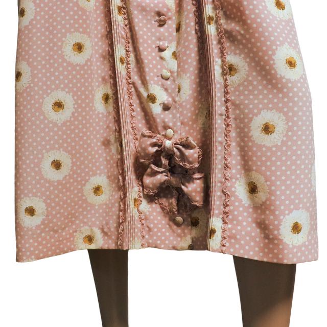 PINK HOUSE 美品/ピンクハウス フレアワンピース 大きいサイズ 13号 LL 