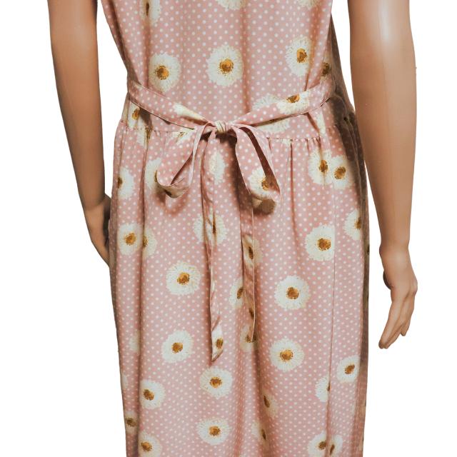 PINK HOUSE 美品/ピンクハウス フレアワンピース 大きいサイズ 13号 LL  