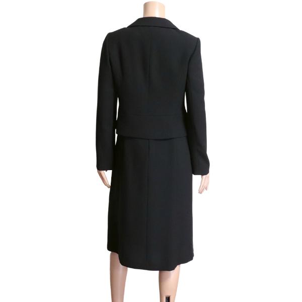 東京ソワール 美品/クレア CREA ブラックフォーマルワンピーススーツ  