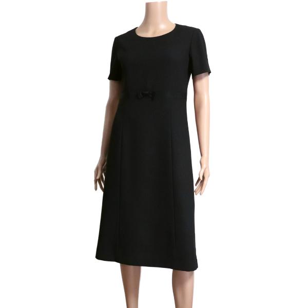 東京ソワール 美品/クレア CREA ブラックフォーマルワンピーススーツ  