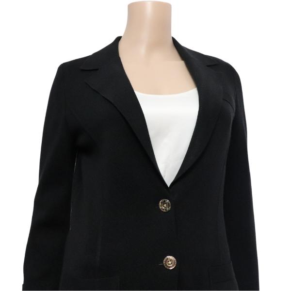 〈超美品〉ジュンアシダ　ニットジャケット JUN ASHIDA（ジュン アシダ） 美品/ジュンアシダ ニットジャケット