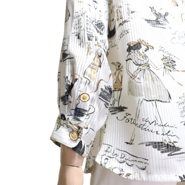 Leilian（レリアン） 美品/レリアン ブラウス 表記 9号 M 38号 相当 白