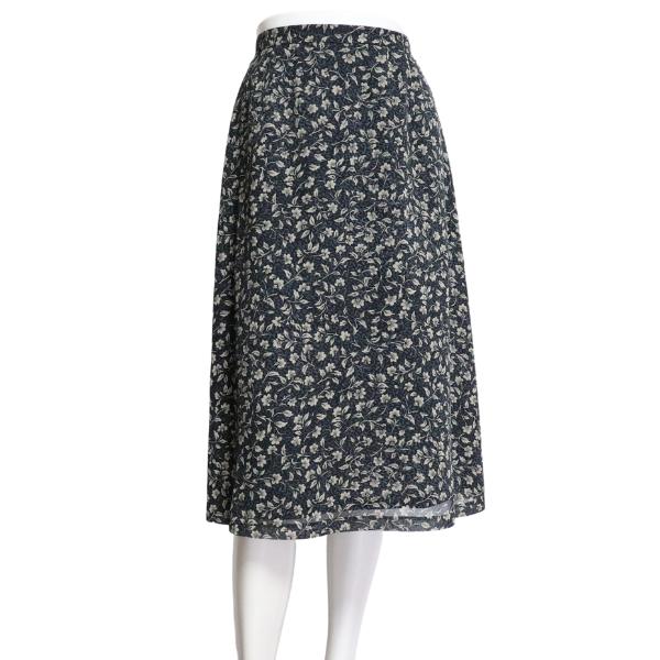 美品/アクアスキュータム Aquascutum シフォンスカート 表記 11号 L 
