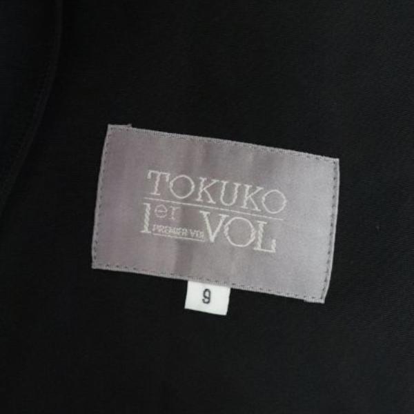 TOKUKO 1er VOL 美品/トクコプルミエヴォル ステンカラーコート 表記 9 