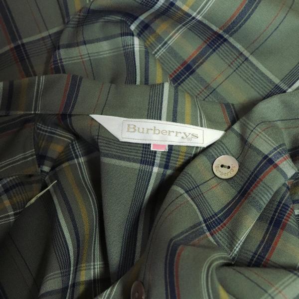 BURBERRY 新品同様/バーバリー BURBERRYS ブラウス 表記 11R L 相当 緑 