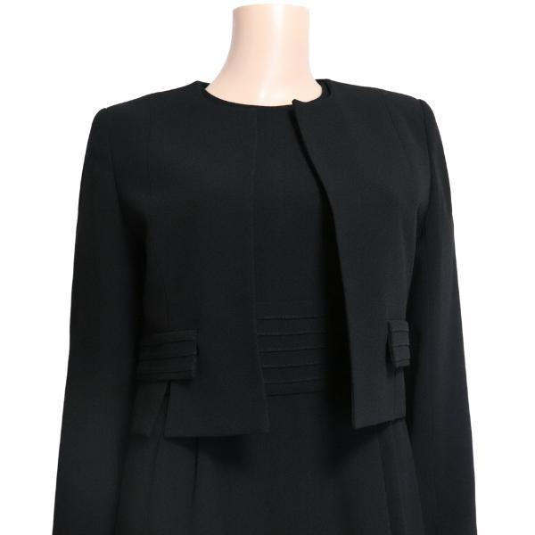 美品/クロエ Chloe ブラックフォーマルワンピーススーツ 表記 9AR M  