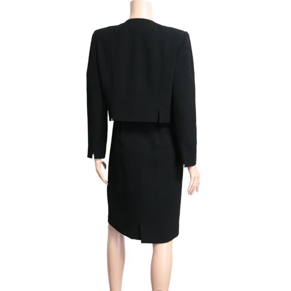 美品/クロエ Chloe ブラックフォーマルワンピーススーツ 表記 9AR M  