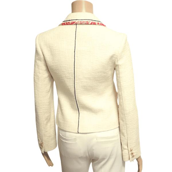 BCBGMAXAZRIA - 新品【BCBGMAXAZRIA】テーラードジャケット　白　ホワイト　ＸＳ BCBGMAXAZRIA（ビーシービージーマックスアズリア） 美品/マックス