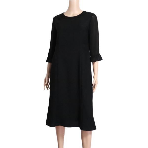 美品/東京ソワール TOKYO SOIR ブラックフォーマルワンピーススーツ 11  