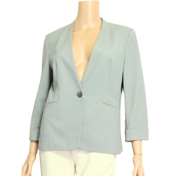 新品同様/プラステ PLST セオリー ノーカラージャケット 表記 L 11号  