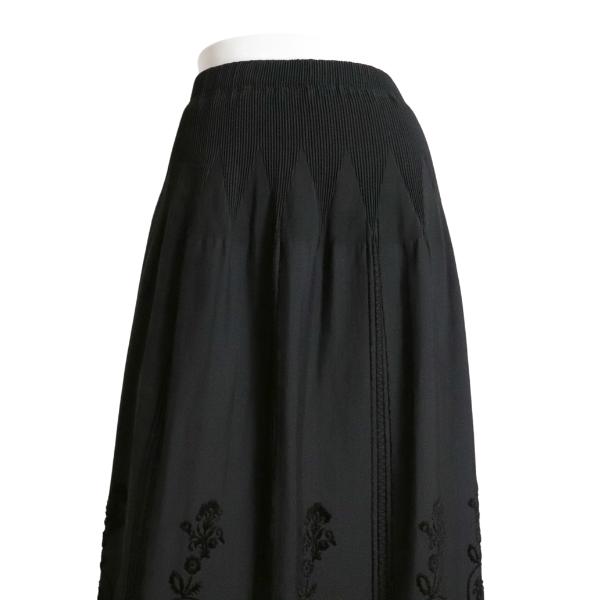 美品/カルヴェン CARVEN フレアスカート 大きい 表記 48号 5L 19号 