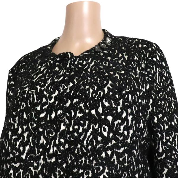 美品/クラブ ヴォルテール CLUB VOLTAIRE ノーカラーコート イタリア製 