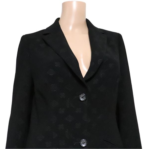 伊太利屋　黒ジャケット　11号 伊太利屋（Italiya） 美品/伊太利屋 GK テーラードジャケット 表記 11