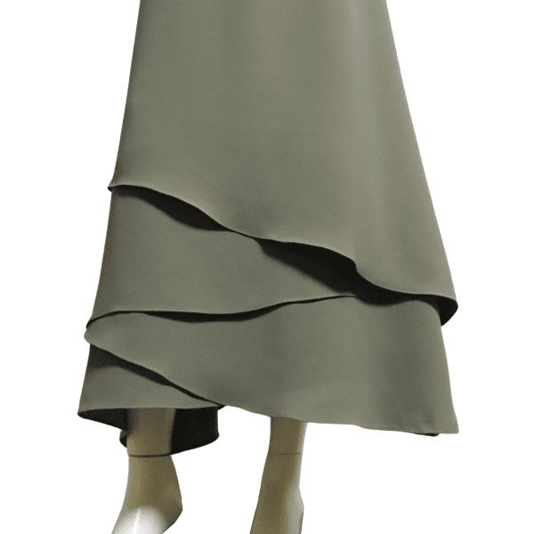 TOKUKO 1er VOL 美品/トクコプルミエヴォル フレアスカート 表記 9号 M  