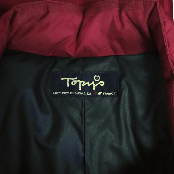 美品/トピーズ Topys ダウンジャケット 大きい 15号 3L 相当 赤 レッド