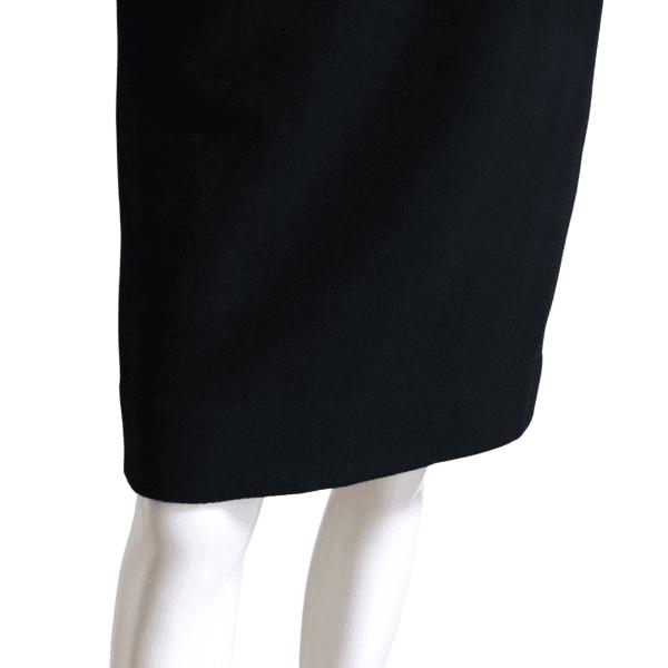 Christian Dior タイトスカート ウール　シルク裏地　ブラック Christian Dior（クリスチャン・ディオール） 美品/クリスチャン