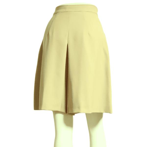 美品/マレーラ MARELLA キュロットパンツ イタリア製 表記 I40号 9号 相当 ベージュ 無地 シンプル オフィス 春 夏 ボトムス レディース_3