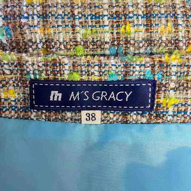 M'S GRACY（エムズグレイシー） 美品 ツイードスカート 表記 38号 9号