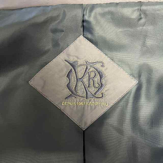美品 KAORYINU カオリーヌ ダウンコート 表記 40号 11号 相当 グレー 