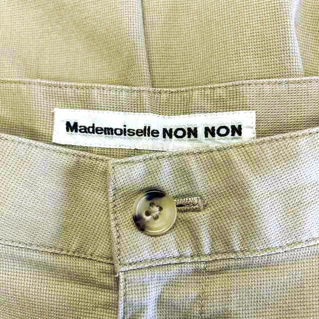 【未使用品】Mademoiselle NON NON パンツ Mademoiselle NONNON（マドモアゼルノンノン） 美品 コットンパンツ