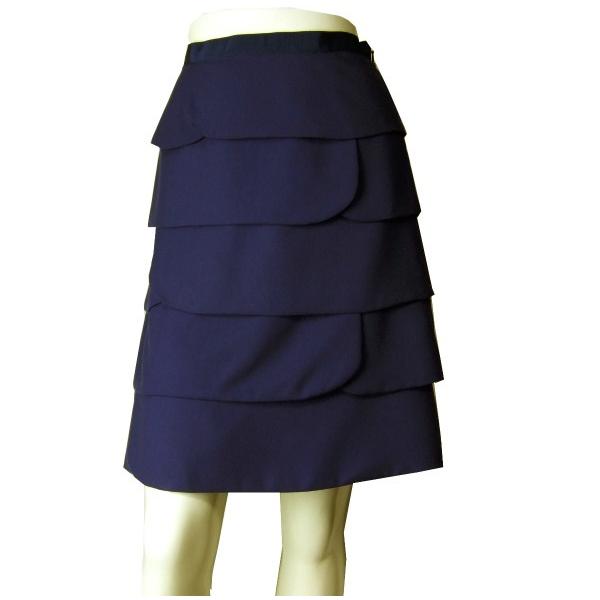 SOUP 美品/スープ 美彩フリルスカート 小さいサイズ7号(Sサイズ相当  