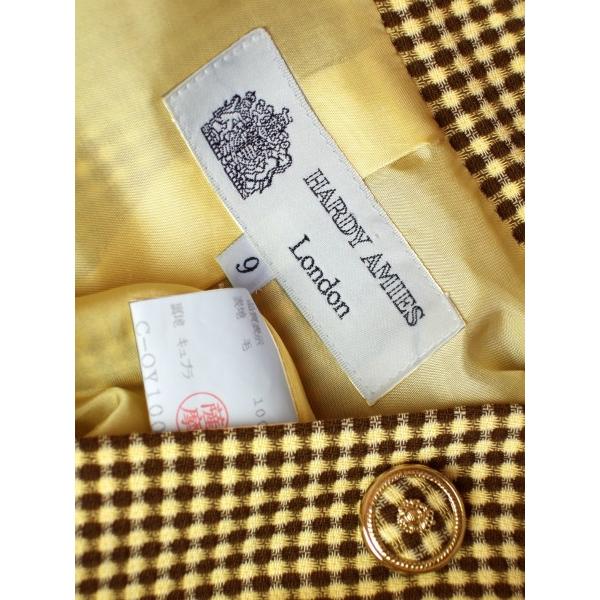 美品/ハーディエイミス HARDYAMIES 高級お洒落ジャケット 9号(M