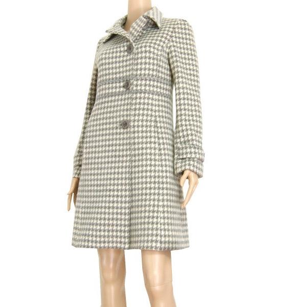 INDIVI 美品/インディヴィ ふっくら上質カシミア混コート 38号表記(9号  