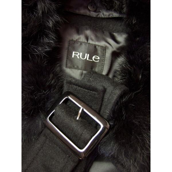 美品/ルール RULe 極柔カシミヤ100%コート 表記M(9号/38号相当) 黒