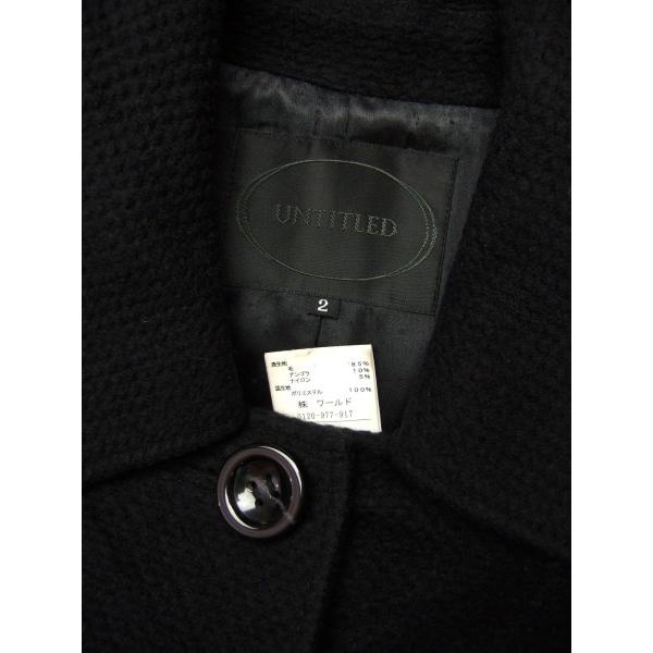 UNTITLED（アンタイトル） 美品/アンタイトル ウール素材ステンカラー