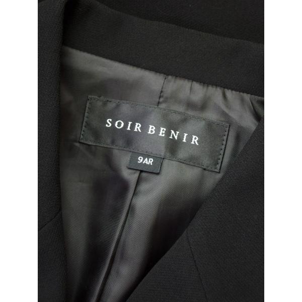 美品/東京ソワール SOIR BENIR ブラックフォーマルスカートスーツ 表記  
