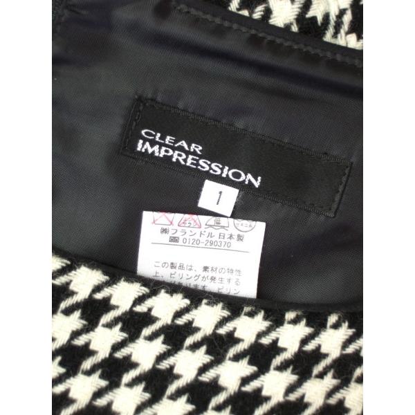 CLEAR IMPRESSION 新品同様/クリアインプレッション INPPESSION 千鳥格 