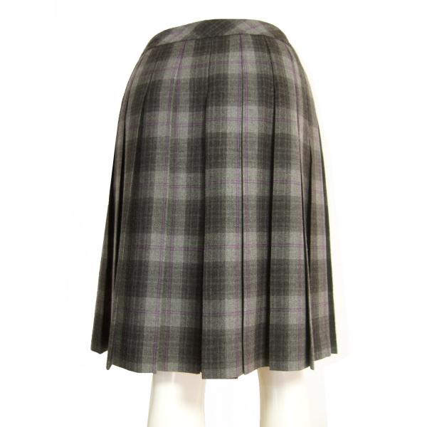 極美品/スコッチハウス THE SCOTCH HOUSE チェック柄プリーツスカート  