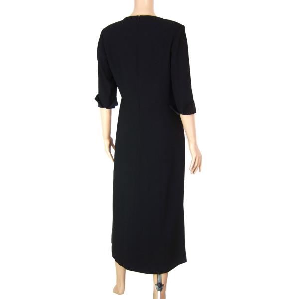 保障できる 美品 ジバンシイ Givenchy 東京ソワール ブラックフォーマルワンピース 表記12号 11号相当 黒 冠婚葬祭 喪服 7分袖 春夏秋向 レディース 残りわずか Mercurytechnologies Mn Com