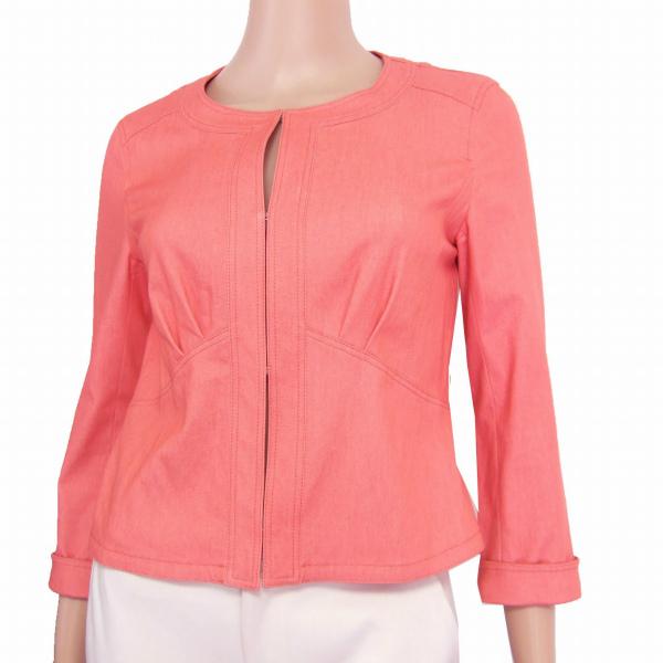 ANAYI 美品/サンプル品 アナイ 美形ノーカラージャケット 表記38号(9号  