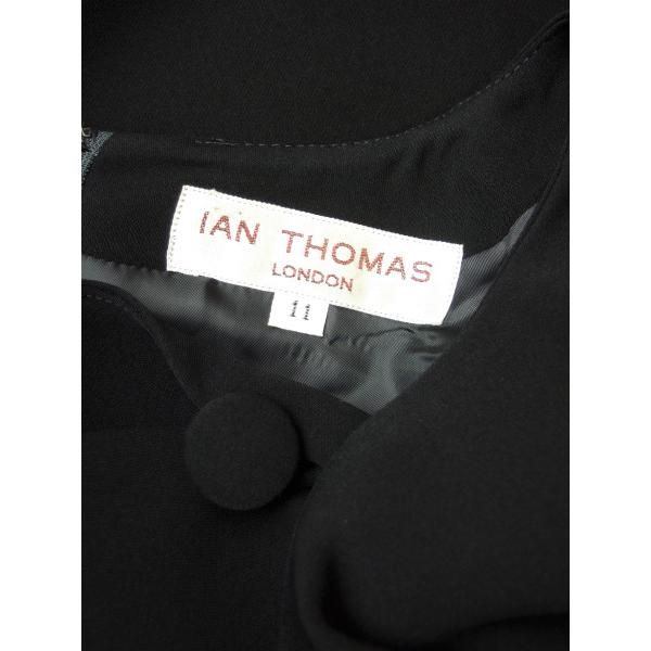 IAN TOHMAS 喪服 ブラックフォーマル ワンピース SUMIZUMI/くるみボタンのIラインワンピース（ブラックフォーマル