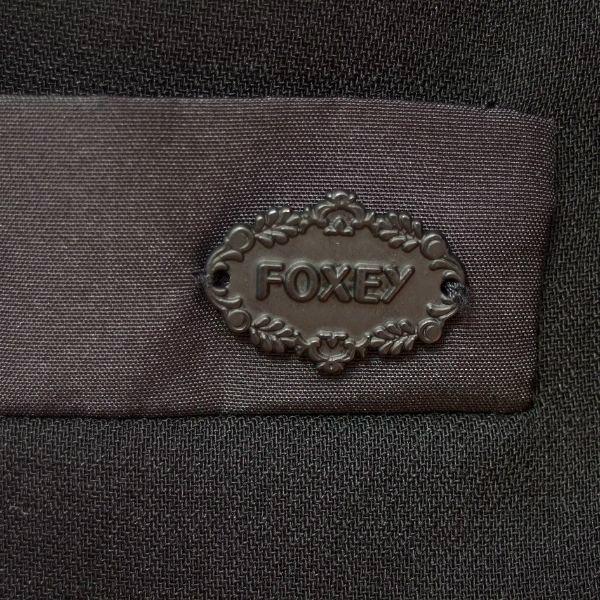 FOXEY 美品/フォクシー ステンカラージャケット 表記40号 9号