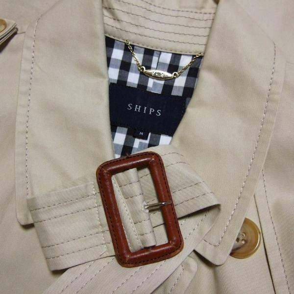 SHIPS（シップス） 美品/シップス トレンチコート 表記M 9号相当 