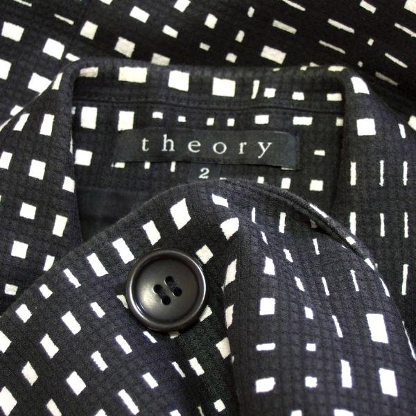 theory 美品/セオリー テーラードジャケット 表記2号 9号 M相当