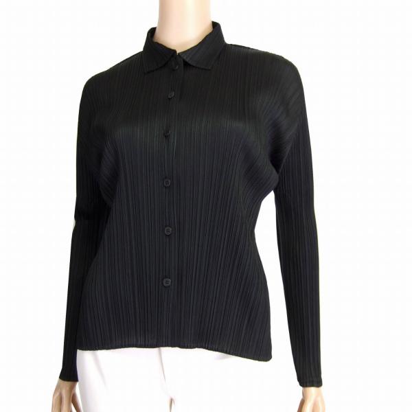 未使用PLEATS PLEASE 襟付き　シャツ　大きいサイズ PLEATS PLEASE ISSEY MIYAKE 美品/プリーツプリーズ イッセイミヤケ 襟