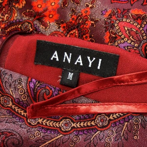 ANAYI（アナイ） 美品/アナイ ワンピース 表記M 9号相当 ボルドー系