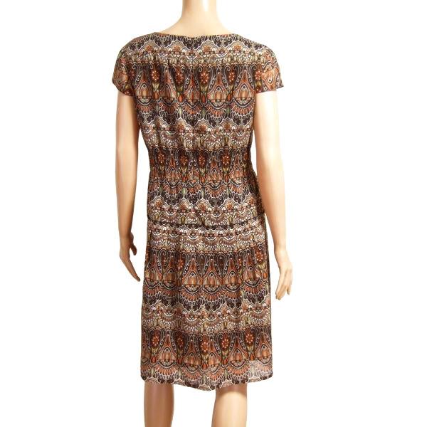 極美品 Leilian レリアン 総柄 ワンピース 半袖 11号