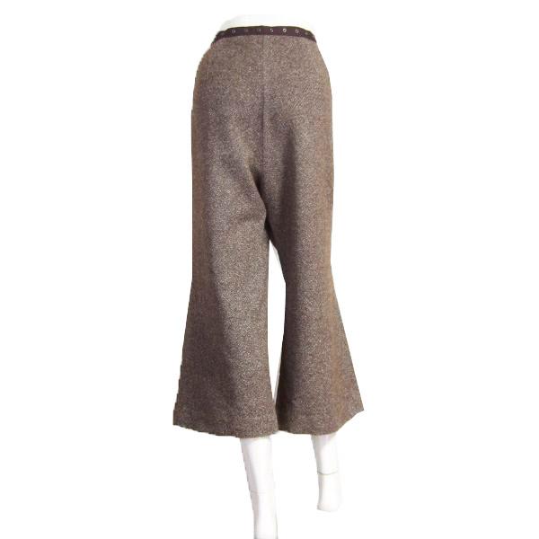 HIROKO BIS　コシノヒロコ　大きいサイズ15号3L　黒デニムワイドパンツ HIROKO BIS 美品/ヒロコビス ワイドパンツ 大きいサイズ 表記15号 3L