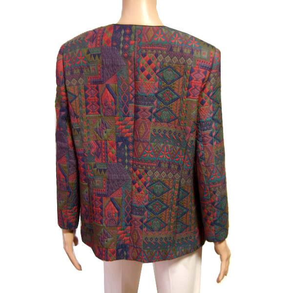 コモリ シルク混 スタンドカラージャケット サイズ1 ネイビー ノー