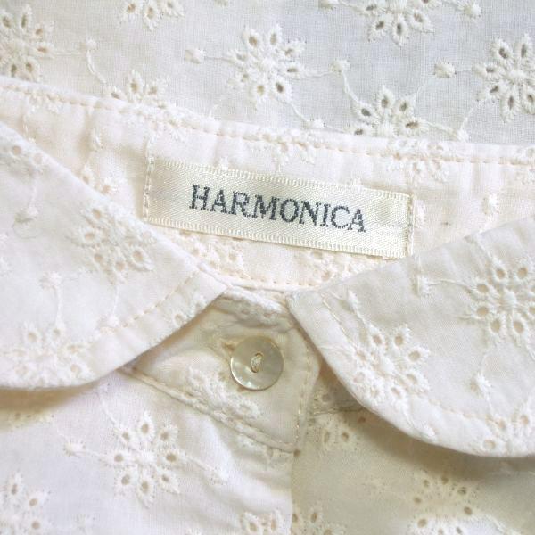 HARMONICA 美品/ハーモニカ ブラウス シャツ レース 表記M 9号相当 