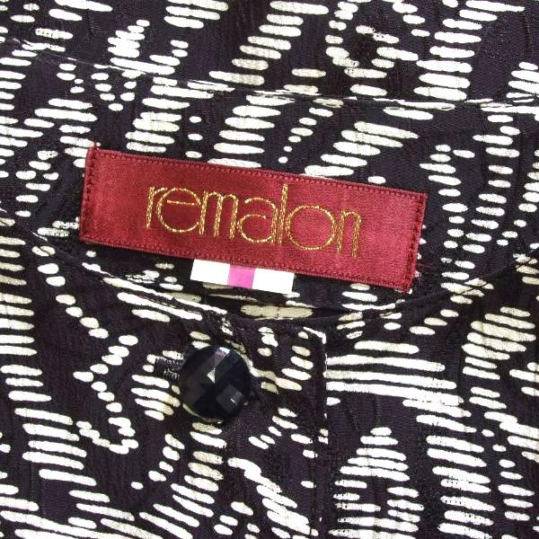 美品/レマロン remalon セットアップ ブラウス スカート 大きいサイズ 