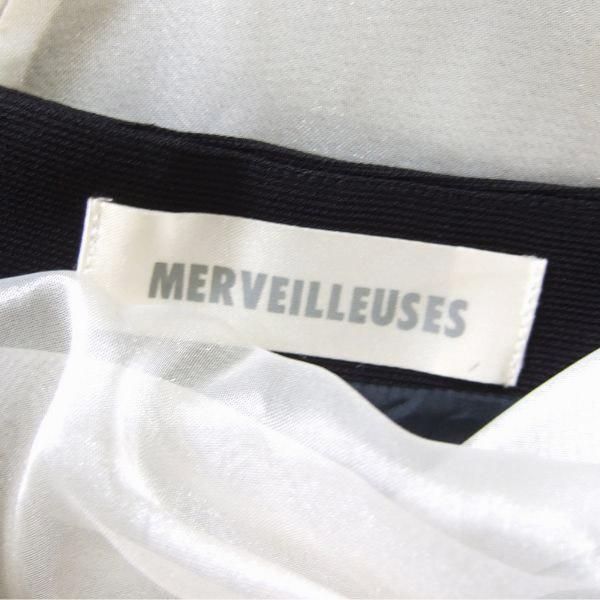 新品同様/MERVEILLEUSES フォーマルワンピース 表記 9号 M 相当 黒 