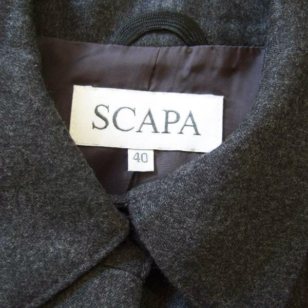 レディース SCAPA スキャパ テーラードジャケット ウール カシミヤ 