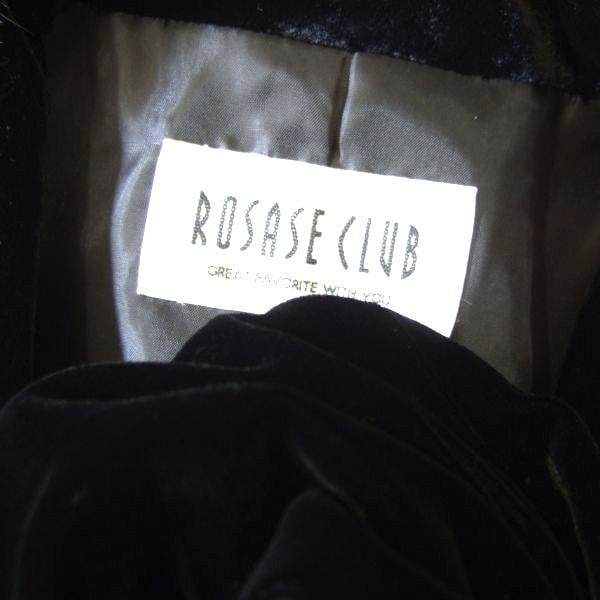 新品同様/ローザスクラブ ROSASE CLUB ベロアジャケット ミンク ファー 