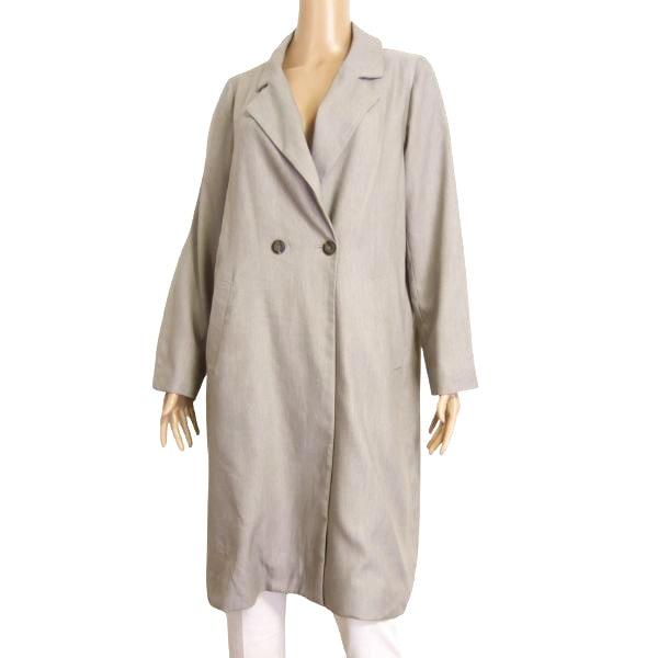 美品/ファビア FABIA オットー チェスターコート ロングコート 表記 M  